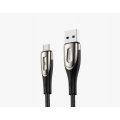 Laidas USB - USB micro 1.2m 3A pintas juodas Joyroom S-M411